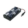 Batterie-Pack BP14, Batteriehalter mit Anschlusskabel und Stecker sowie 4 Batterien