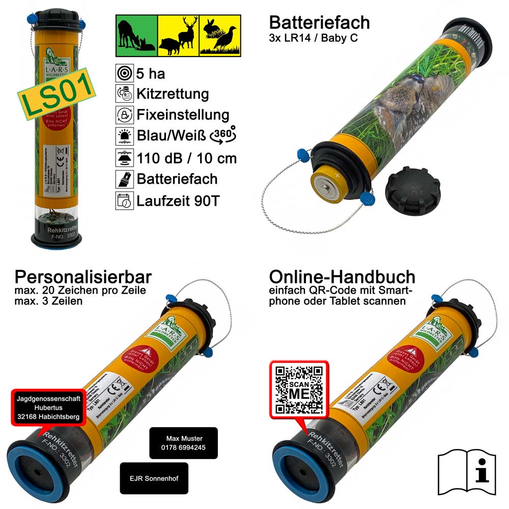 Rehkitzretter LS01 - Merkmale