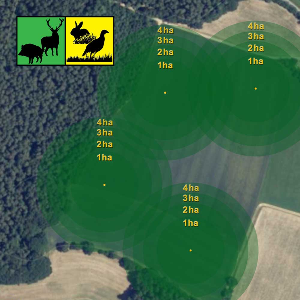LARS Wildvergrämer-Wildretter LS20, 4ha wirksame Fläche bei der Wildvergrämung im Feldfruchtanbau